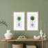 Set Of Two Rosemary Thyme Brown Framed Wall Art