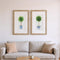 Set Of Two Rosemary Thyme Brown Framed Wall Art