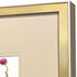 Set Of Three Pretty Florals I Gold Framed Wall Art