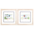 Set Of Two Summer Ride Brown Framed Wall Art