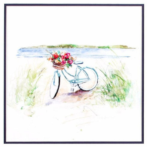 Set Of Two Summer Ride Brown Framed Wall Art