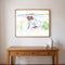 Set Of Two Summer Ride Brown Framed Wall Art
