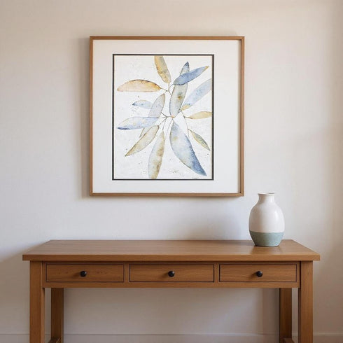 Set Of Two Lotta Latte Silver Framed Wall Art