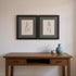 Set Of Two Delicate Stems Brown Framed Wall Art