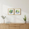 Set Of Two Succulent Garden II Gold Framed Wall Art