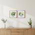 Set Of Two Succulent Garden II Gold Framed Wall Art
