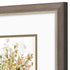 Set Of Two Earthy Garden Silver Framed Wall Art