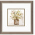 Set Of Two Earthy Garden Silver Framed Wall Art