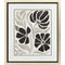 Modern Petals II Gold Framed Wall Art