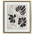 Modern Petals II Gold Framed Wall Art