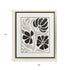 Modern Petals II Gold Framed Wall Art