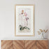 Purple Dancing Orchid I Silver Framed Wall Art
