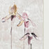 Purple Dancing Orchid I Silver Framed Wall Art