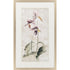 Purple Dancing Orchid II Silver Framed Wall Art