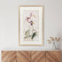 Purple Dancing Orchid II Silver Framed Wall Art