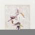 Purple Dancing Orchid II Silver Framed Wall Art