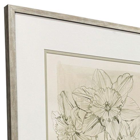 Set Of Two Spring Promises Silver Framed Wall Art