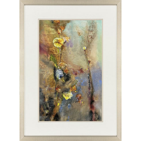 Floral Life I Gold Framed Wall Art