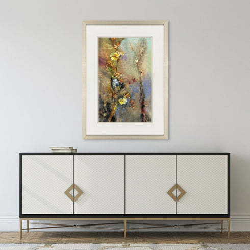 Floral Life I Gold Framed Wall Art