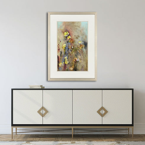 Floral Life II Gold Framed Wall Art