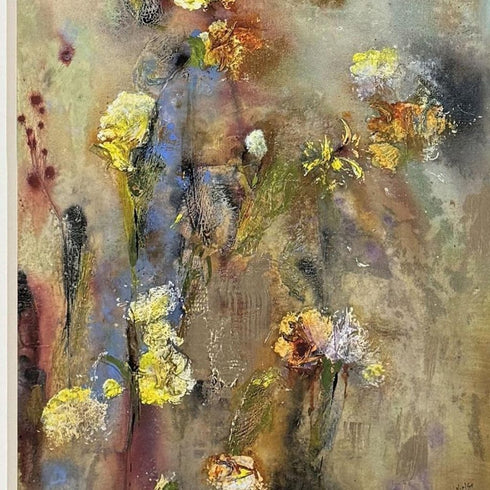 Floral Life II Gold Framed Wall Art