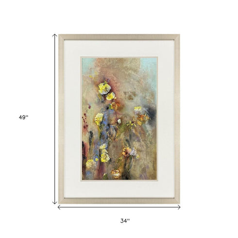 Floral Life II Gold Framed Wall Art