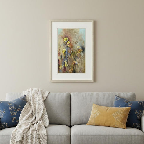 Floral Life II Gold Framed Wall Art