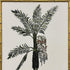 Set Of Four Contemporary Palm II Gold Framed Wall Art