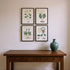 Set Of Four Magical Botany Black Framed Wall Art