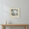My Garden I Distressed White Framed Wall Art