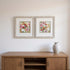 Set Of Two Leas Garden Distressed White Framed Wall Art