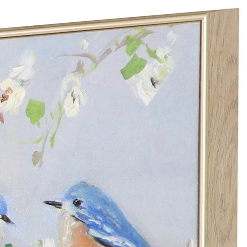 Set Of Two Chatter Branch Brown Framed Wall Art