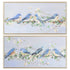Set Of Two Chatter Branch Brown Framed Wall Art