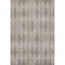 9' X 12' Beige And Gray Geometric Washable Area Rug With UV Protection