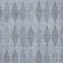 9' X 12' Denim Blue And Ivory Geometric Washable Area Rug With UV Protection