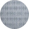 9' X 12' Denim Blue And Ivory Geometric Washable Area Rug With UV Protection