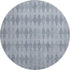 9' X 12' Denim Blue And Ivory Geometric Washable Area Rug With UV Protection