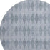 9' X 12' Denim Blue And Ivory Geometric Washable Area Rug With UV Protection