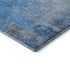 5' X 8' Blue And Gray Abstract Washable Area Rug With UV Protection
