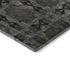 9' X 12' Gray And Charcoal Floral Medallion Washable Area Rug With UV Protection