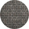 9' X 12' Gray And Charcoal Floral Medallion Washable Area Rug With UV Protection