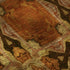9' X 12' Rust Copper And Gold Floral Medallion Washable Area Rug With UV Protection