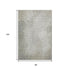8' X 10' Beige And Ivory Abstract Washable Area Rug With UV Protection