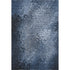 5' X 8' Blue And Ivory Abstract Washable Area Rug With UV Protection