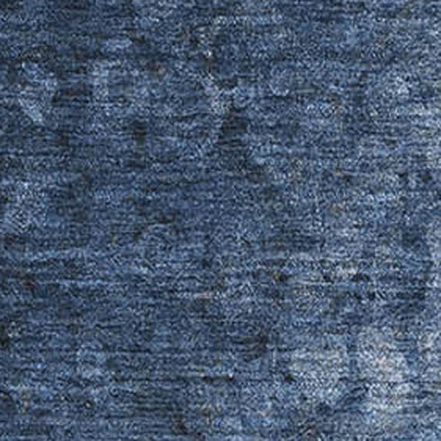 5' X 8' Blue And Ivory Abstract Washable Area Rug With UV Protection