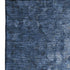 5' X 8' Blue And Ivory Abstract Washable Area Rug With UV Protection