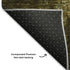 5' X 8' Brown And Ivory Abstract Washable Area Rug With UV Protection