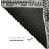 9' X 12' Gray And Ivory Patchwork Distressed Washable Area Rug With UV Protection
