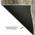 5' X 8' Chocolate Gray And Ivory Abstract Washable Area Rug With UV Protection