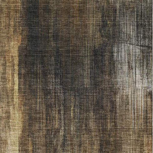 5' X 8' Chocolate Gray And Ivory Abstract Washable Area Rug With UV Protection